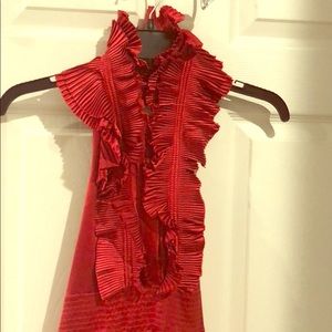 BCBGMAXAZRIA Halter Dress